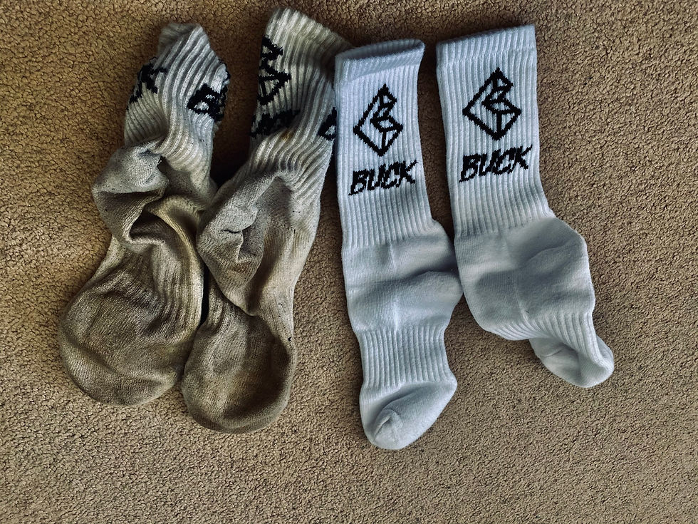 Thumbnail: Buck's Worn Socks! - Stinky Version
