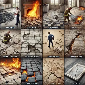 B-019: Efectos del Fuego en Pisos de Baldosas de Piedra Natural: Algunas Cosas que Debes Saber