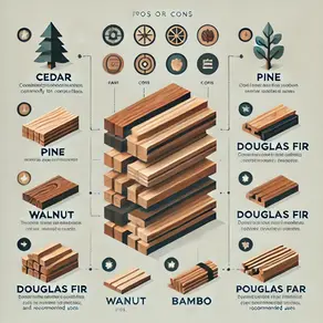 B-177: Tipos de Madera en Construcción: Características, Capacidades y Recomendaciones de Uso para Interior y Exterior