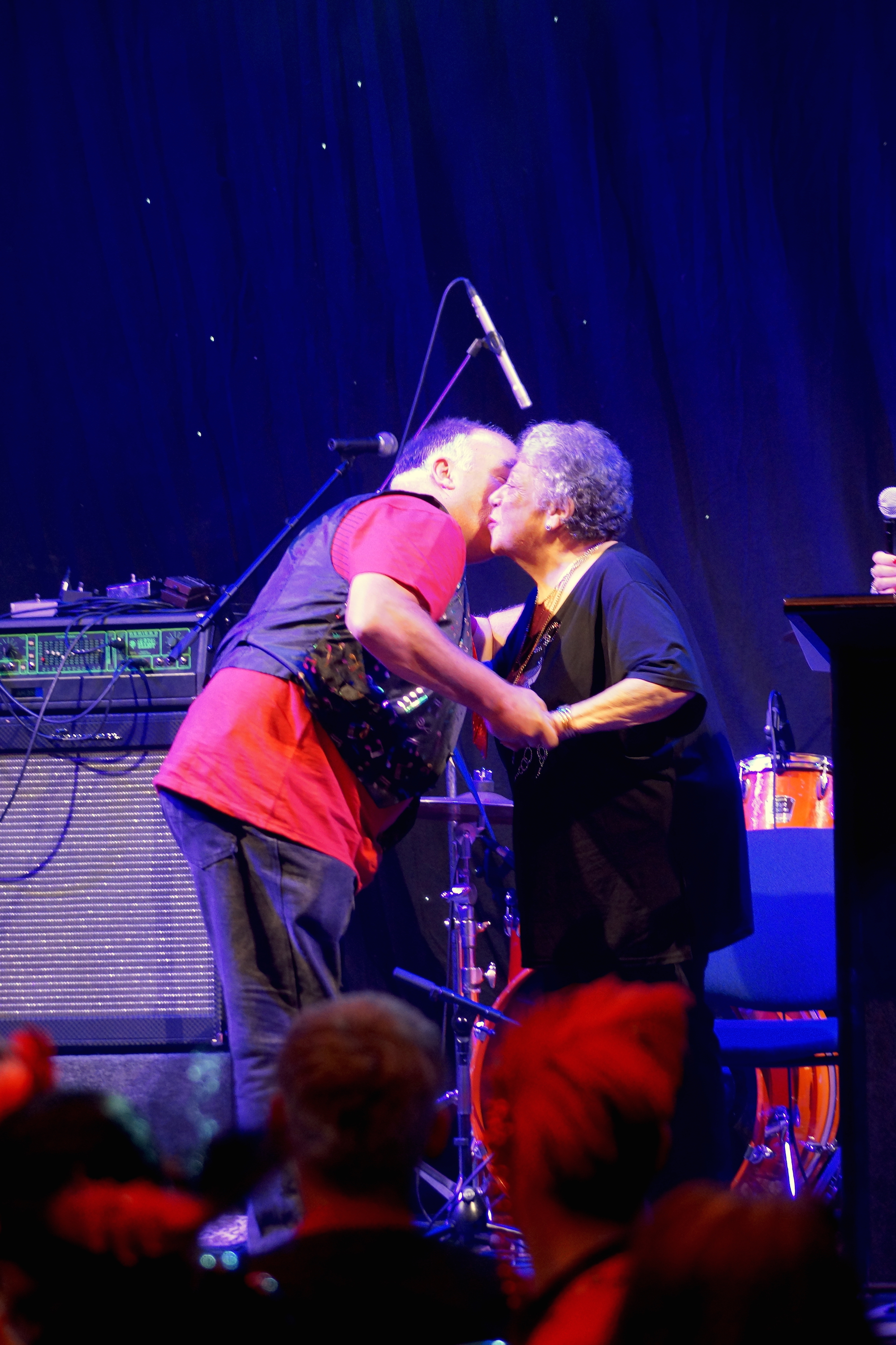 A kiss from a dame