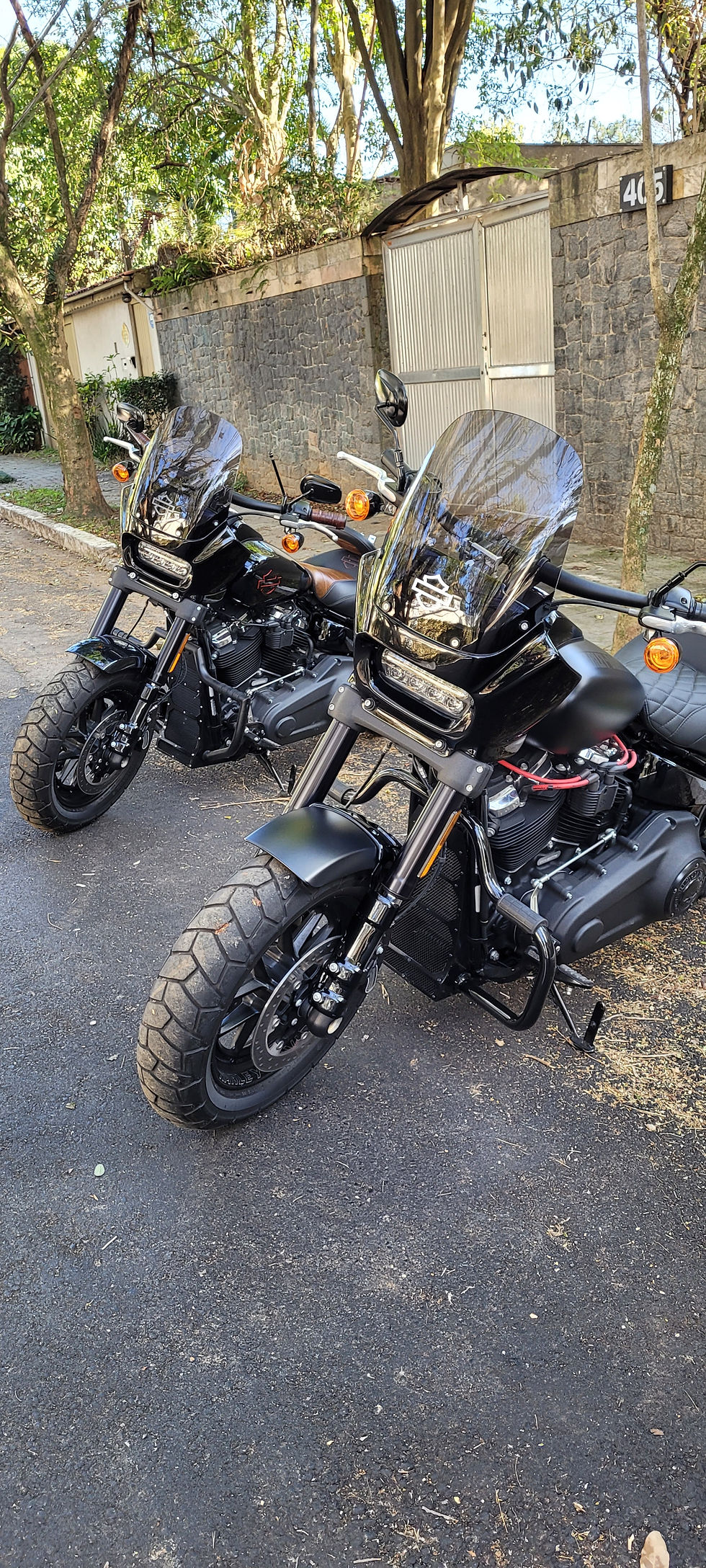 Miniatura: Fairing Fat Bob 2018 até 2024 Harley Davidson Parabrisa Carenagem Especial