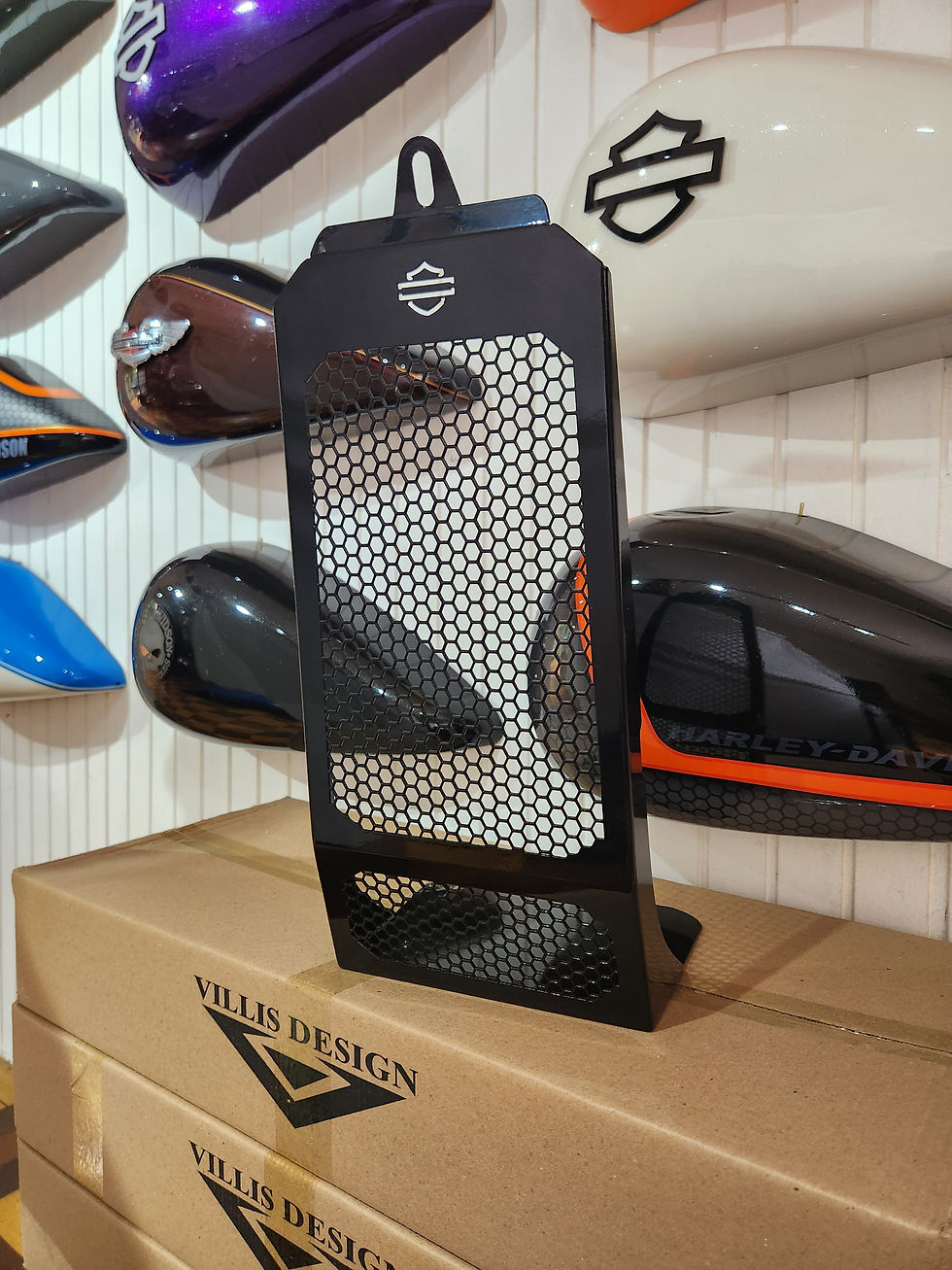 Miniatura: Protetor de Radiador Discreto Softail 2018 até 2024