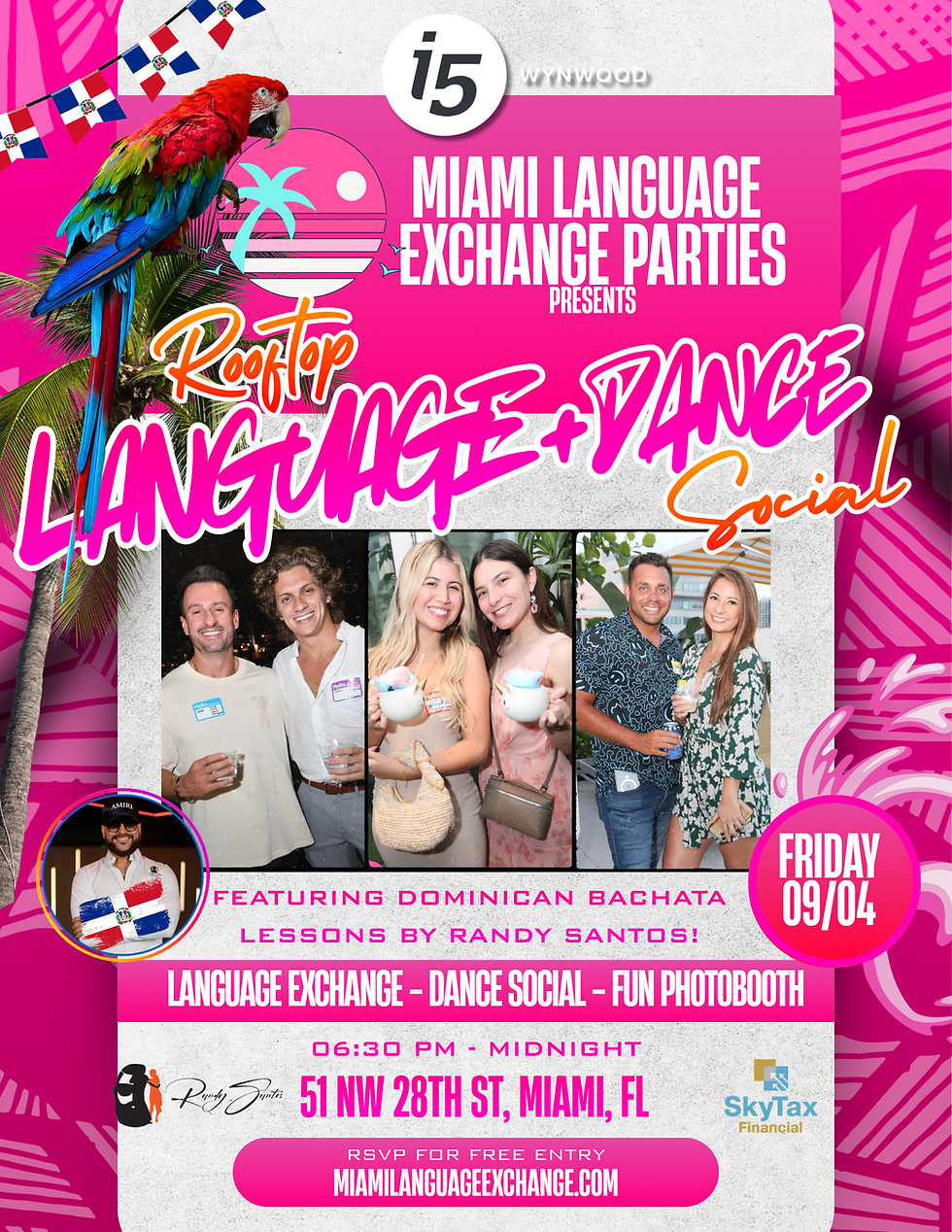 💃 Rooftop Bachata & Salsa Social + Free Dance Class