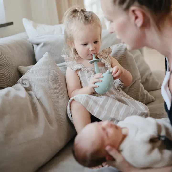 Thumbnail: Baby first toothbrush with suction base