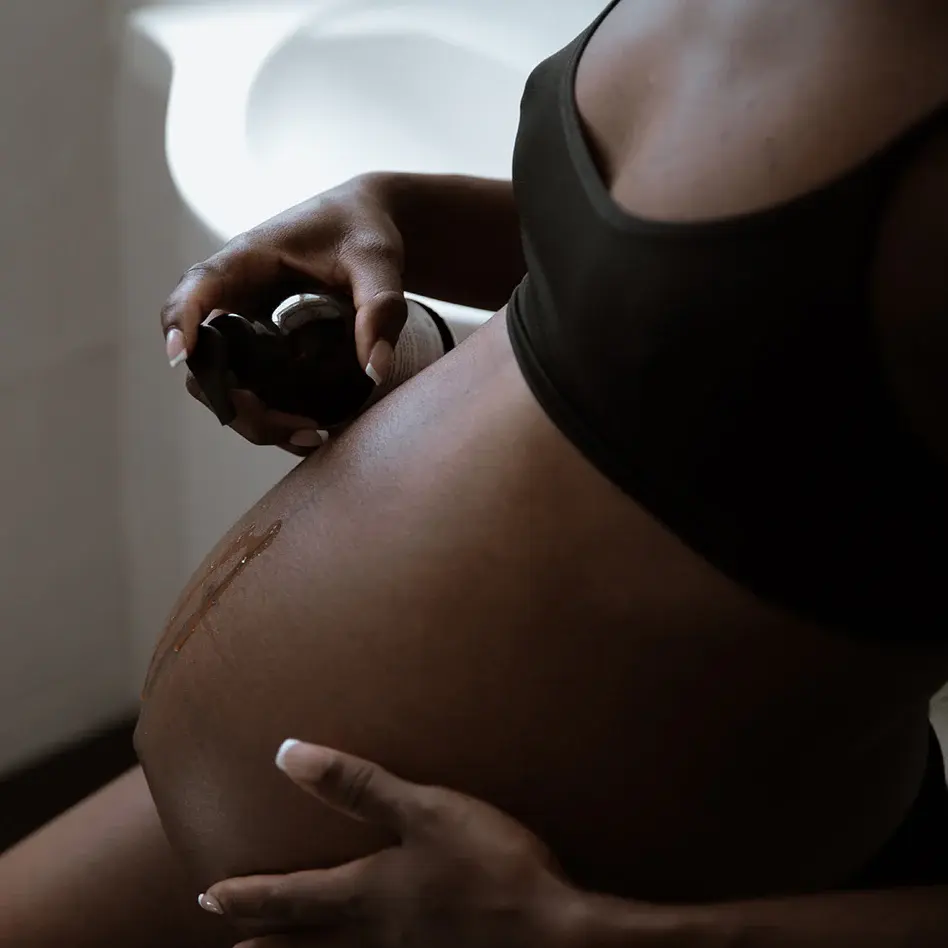 Thumbnail: Plant based pregnancy body oil UK