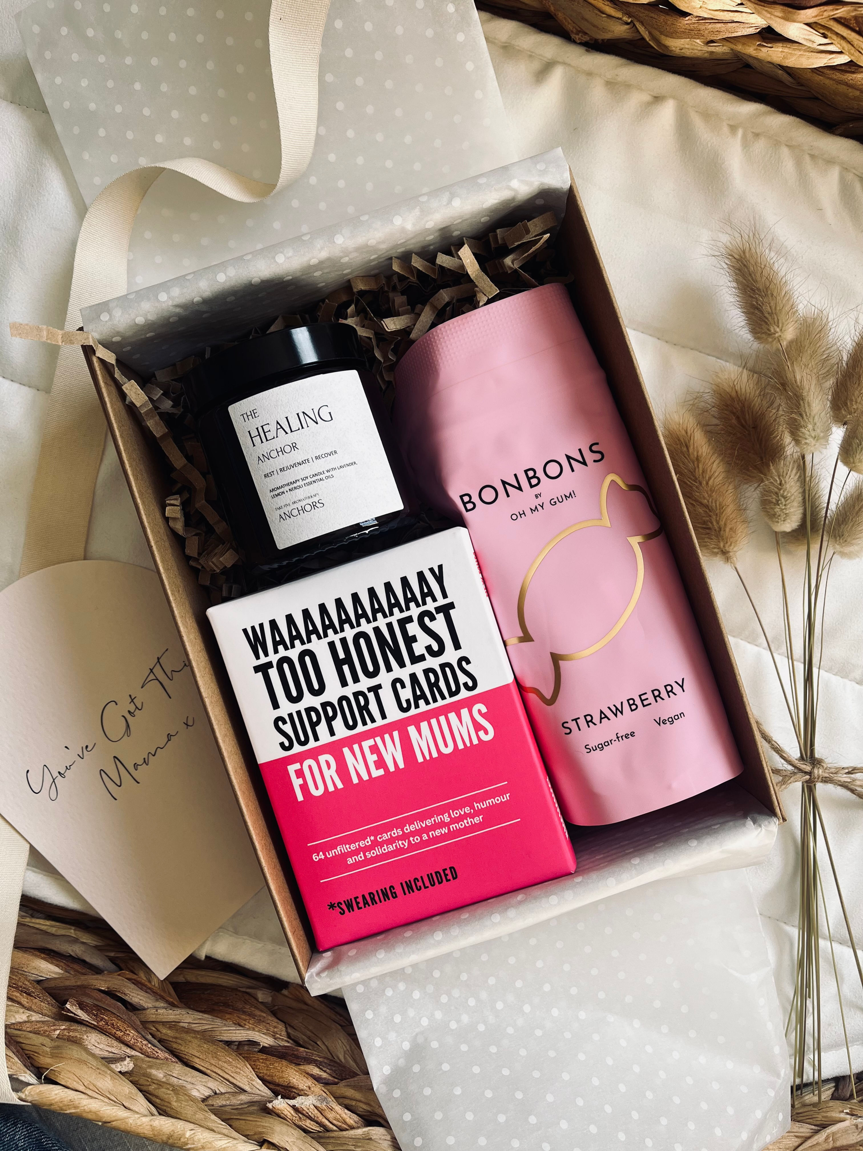 new mama care box new mama gift from Seb and I