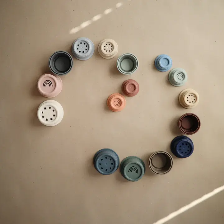 Thumbnail: Mushie baby stacking cups at Seb and I