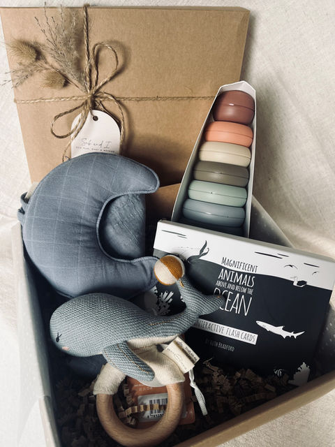  Ocean Moon Baby Gift Box Set at Seb and I