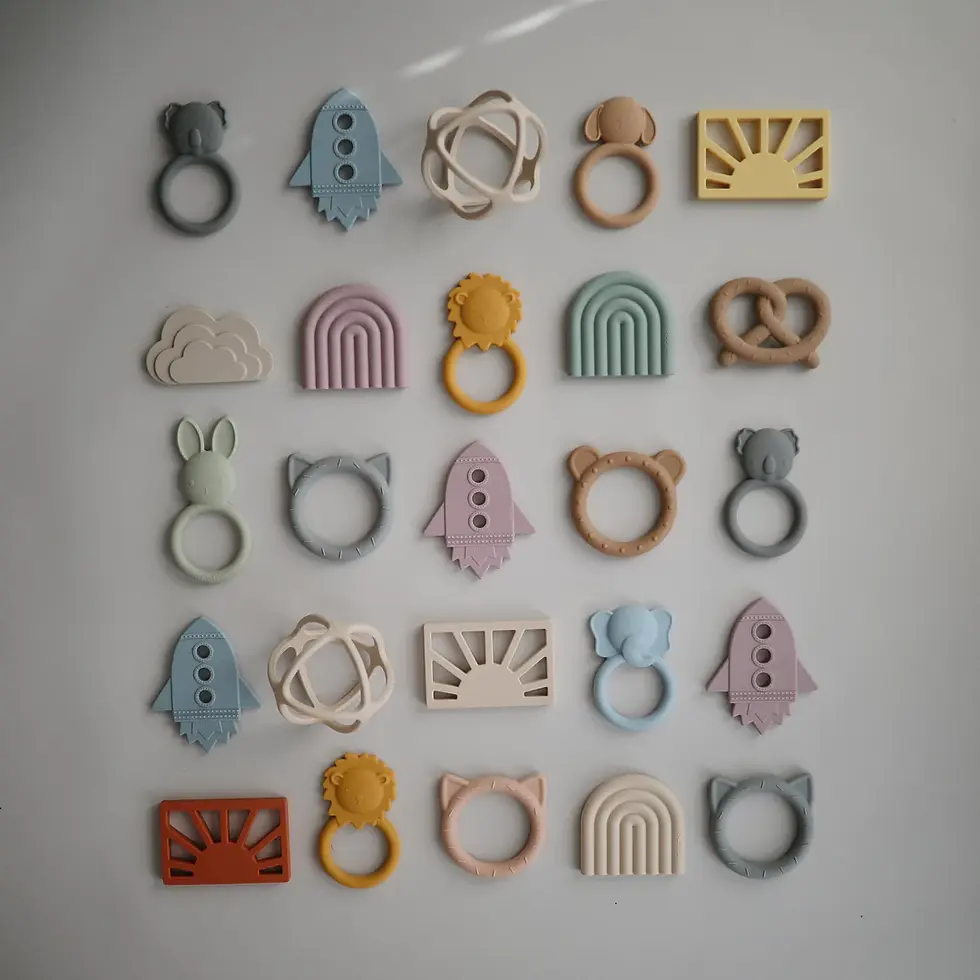 Thumbnail: Silicone teething toy baby