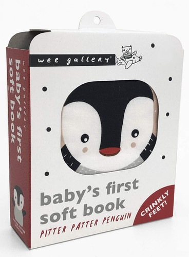 Wee Gallery Soft Book Pitter Patter Penguin Seb and I