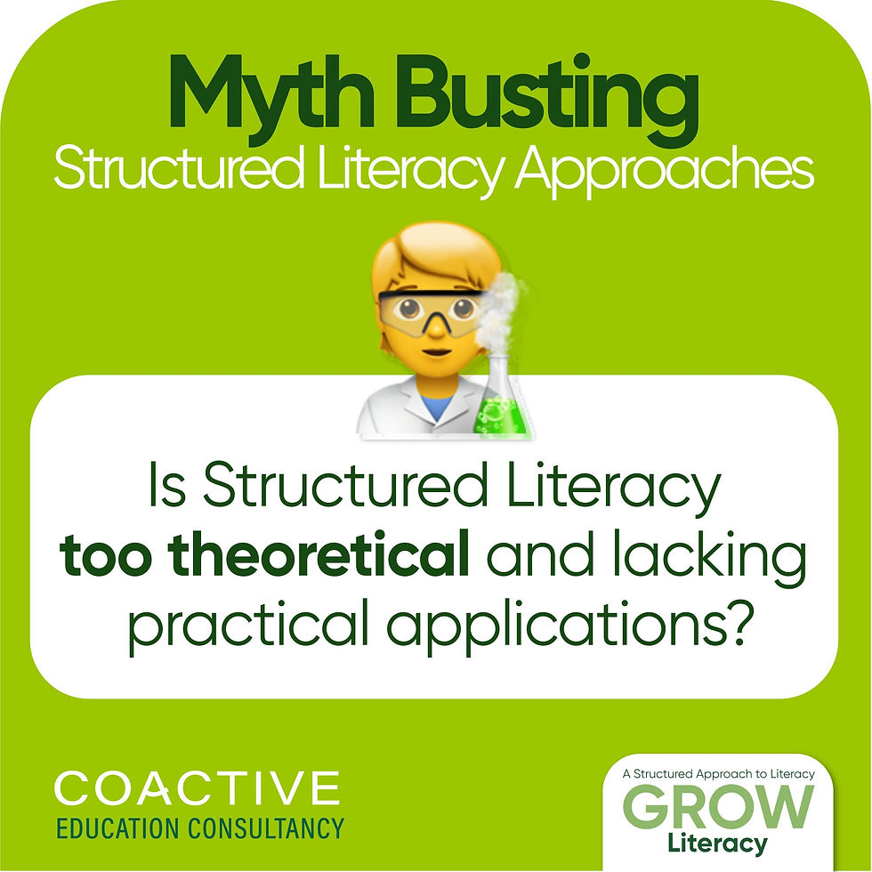Structured Literacy too theoretical
