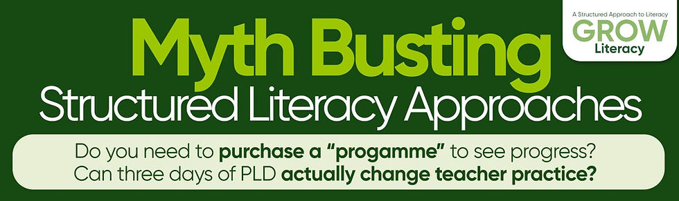Structured Literacy Myth Busting