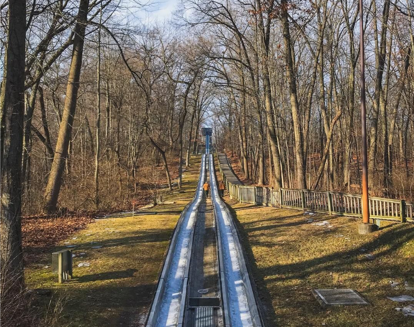 The Toboggan Run at Pokagon State Park