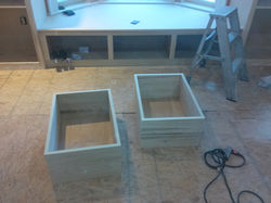 Custom built-in window seat