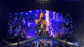 Dua Lipa performing during Radical Optimism Tour 2025 in Liverpool