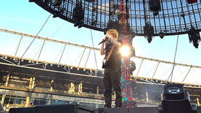 Ed Sheeran during The Mathematics Tour 2024 in Kaunas