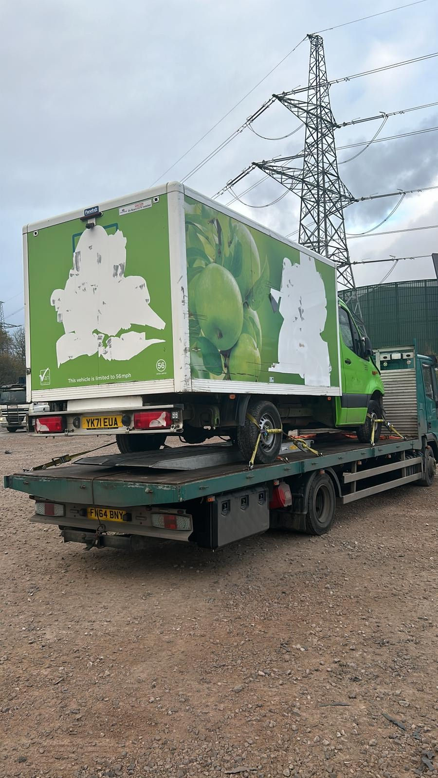 Bristol Copart, van transportation.