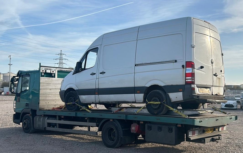 Mercedes Sprinter breakdown recovery service, Bristol.