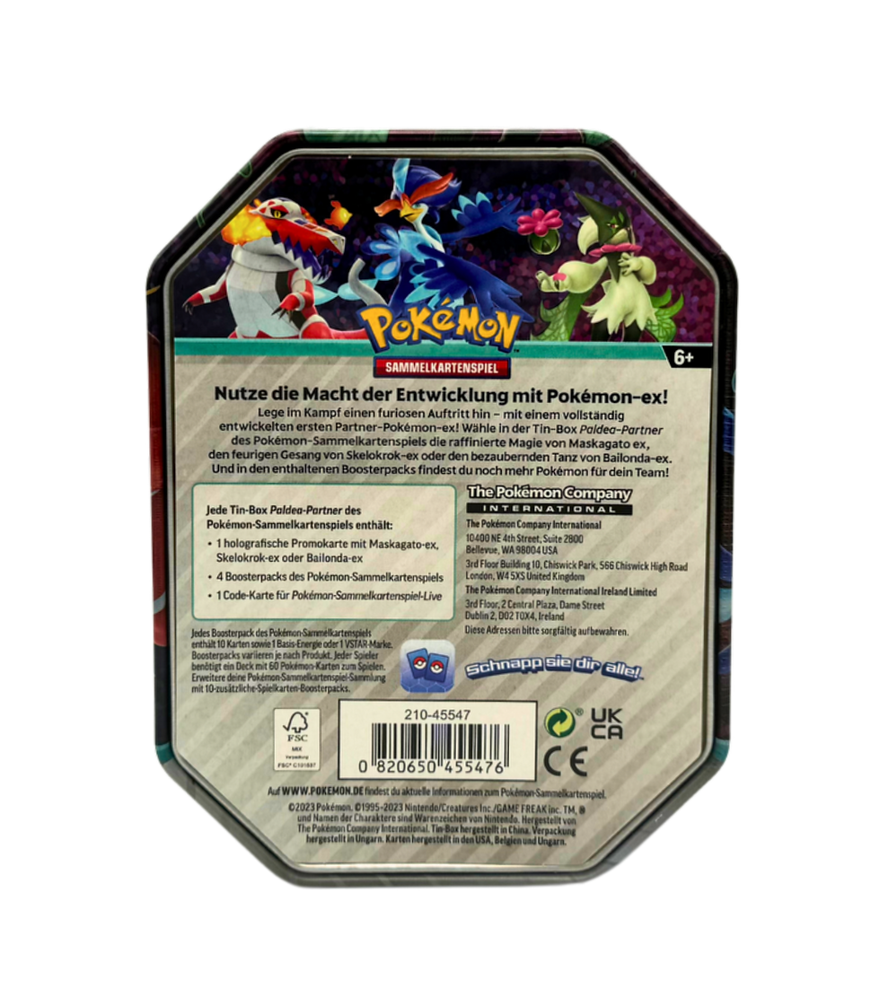 Miniaturbild: Pokémon Bailonda ex Paldea Tin Box (Deutsch)