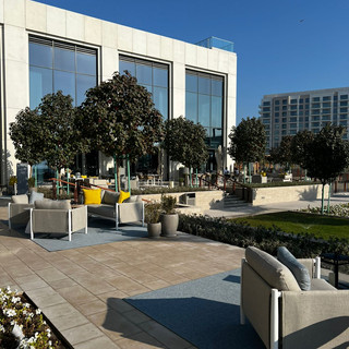 Outdoor Furniture delivered by NextSpace for the Vida Bahrain. Pieces by Akula and Bivaq.