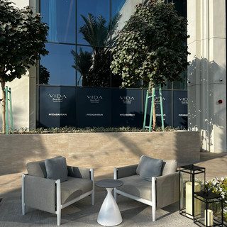 Outdoor Furniture delivered by NextSpace for the Vida Bahrain. Pieces by Akula and Bivaq.