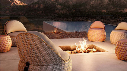 The story begins with a pioneering idea and an inspired vision. The idea — to create high-end woven furniture using a sophisticated synthetic fiber, weather-resistant and aesthetically refined — revolutionized the outdoor market. The vision — of outdoor living rooms furnished with the same attention to looks and luxurious comfort as those inside the home — has changed the way we live outdoors, enabling people around the world to enjoy more of life’s precious moments together under the open skies. Dedon outdoor furniture, garden chairs, garden tables, outdoor daybeds, lounge seating, chaise lounge, outdoor benches, parasols & pool umbrellas, modern patio furniture sets, pergolas, parasols, luxury outdoor furniture
