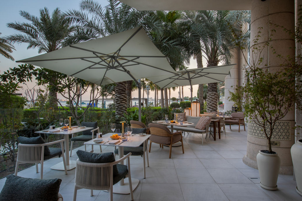 Transforming the outdoor spaces of Elements Restaurant at Four Seasons Doha, designed by the talented Davit T Kint from Dubai. NextSpace supplied the outdoor furniture from various luxury brands, creating a seamless blend of comfort, elegance, and functionality for an extraordinary al fresco dining experience