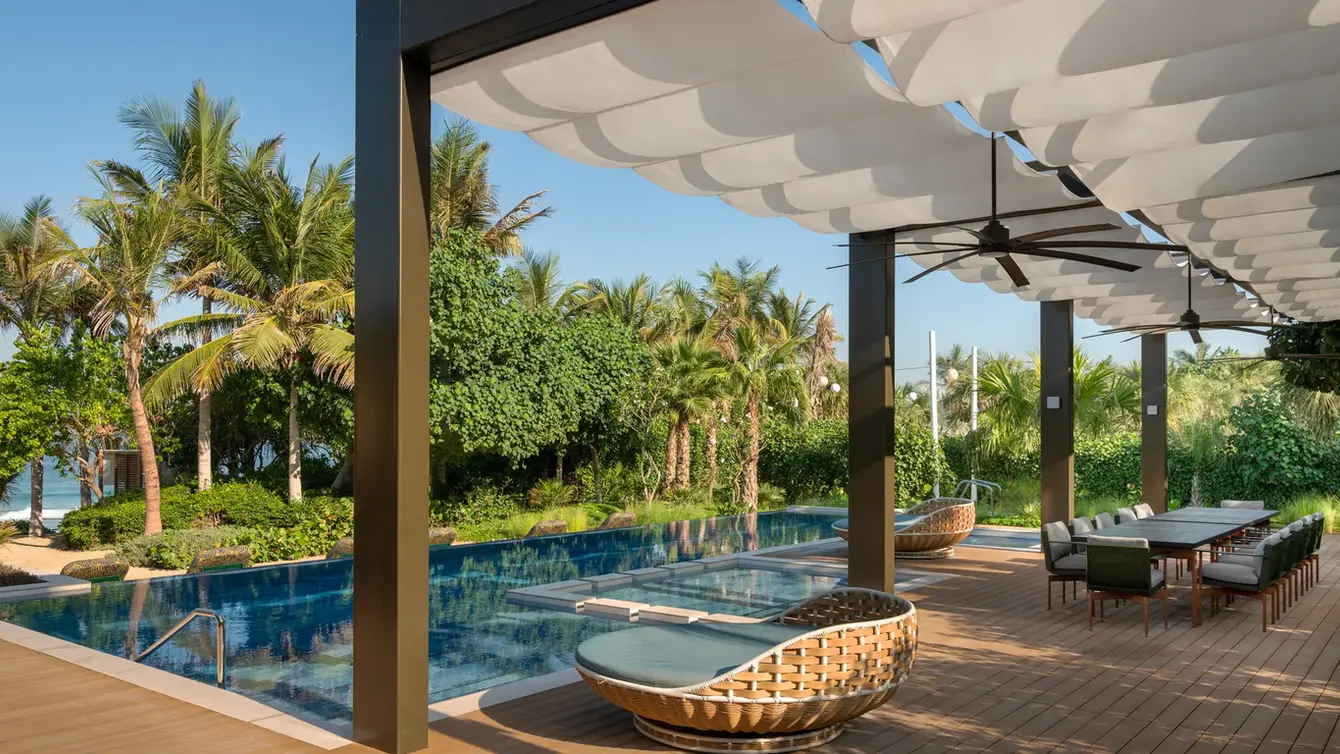 NextSpace is proud to have been the exclusive supplier of premium outdoor furniture for the Banyan Tree Dubai luxury villas. For this project, we carefully curated pieces from renowned brands such as DEDON, Gloster, Gandia Blasco, and Haldane, each chosen for their exceptional quality, design, and durability. Our outdoor furniture not only enhances the aesthetic appeal of the villa exteriors but also provides the comfort and functionality expected in a luxury setting.
