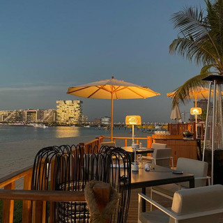 The Beach Bar & Grill by Mauro Colagreco at One & Only Royal Mirage. Luxury Outdoor Furniture supplied from DEDON and BIVAQ. Project Developed By NextSpace.