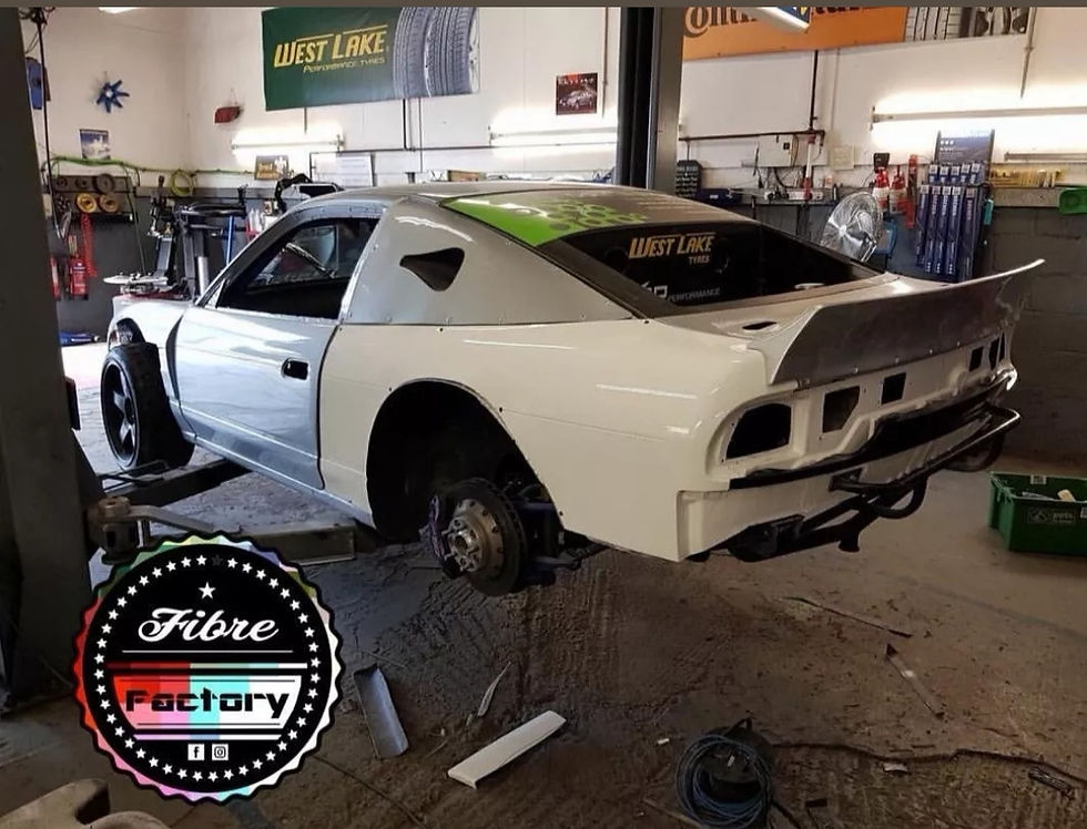 Thumbnail: Nissan S13 Fibreglass Rear Clam Shell