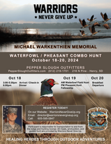 pheasant and goose hunt - warriors never give up