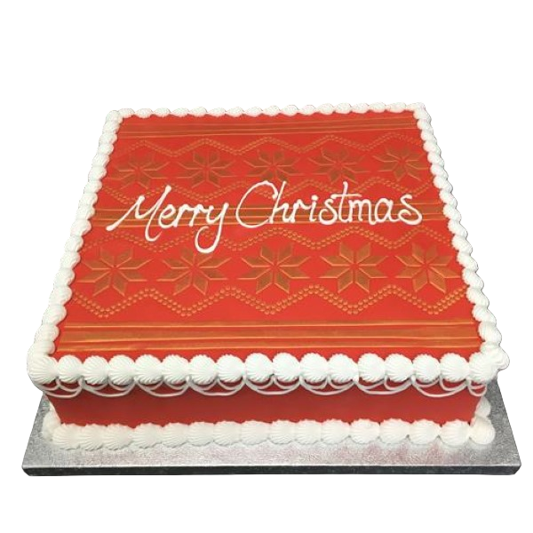 Bespoke Christmas jumper cake with festive patterns, red and green icing, in Solihull, West Midlands celebration.