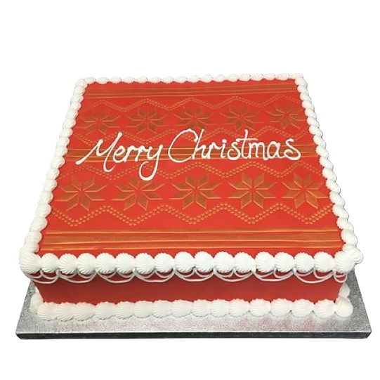 Bespoke Christmas jumper cake with festive patterns and number 8, crafted for celebration in Solihull, West Midlands.