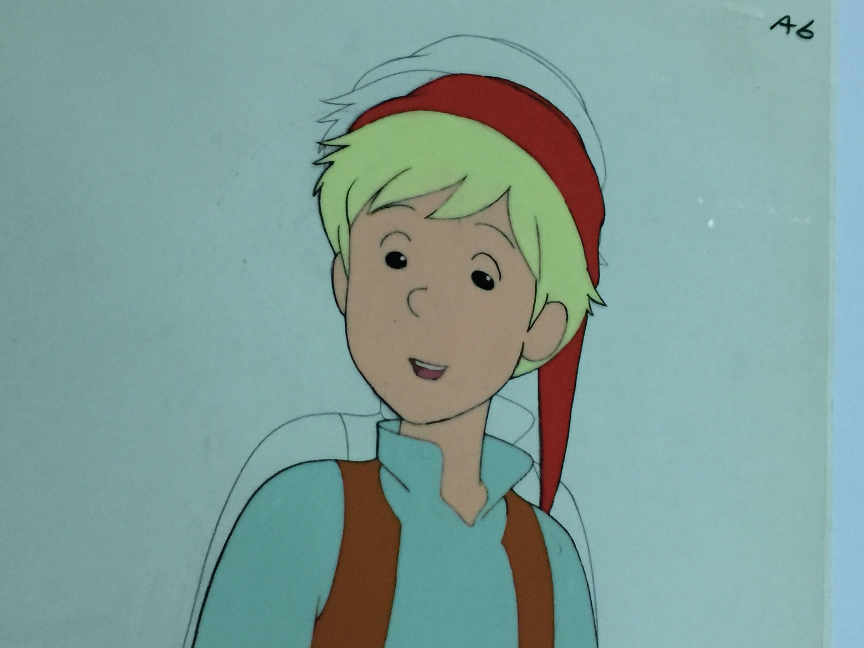 Original Anime Cel from The Wonderful Adventures of Nils featuring Nils