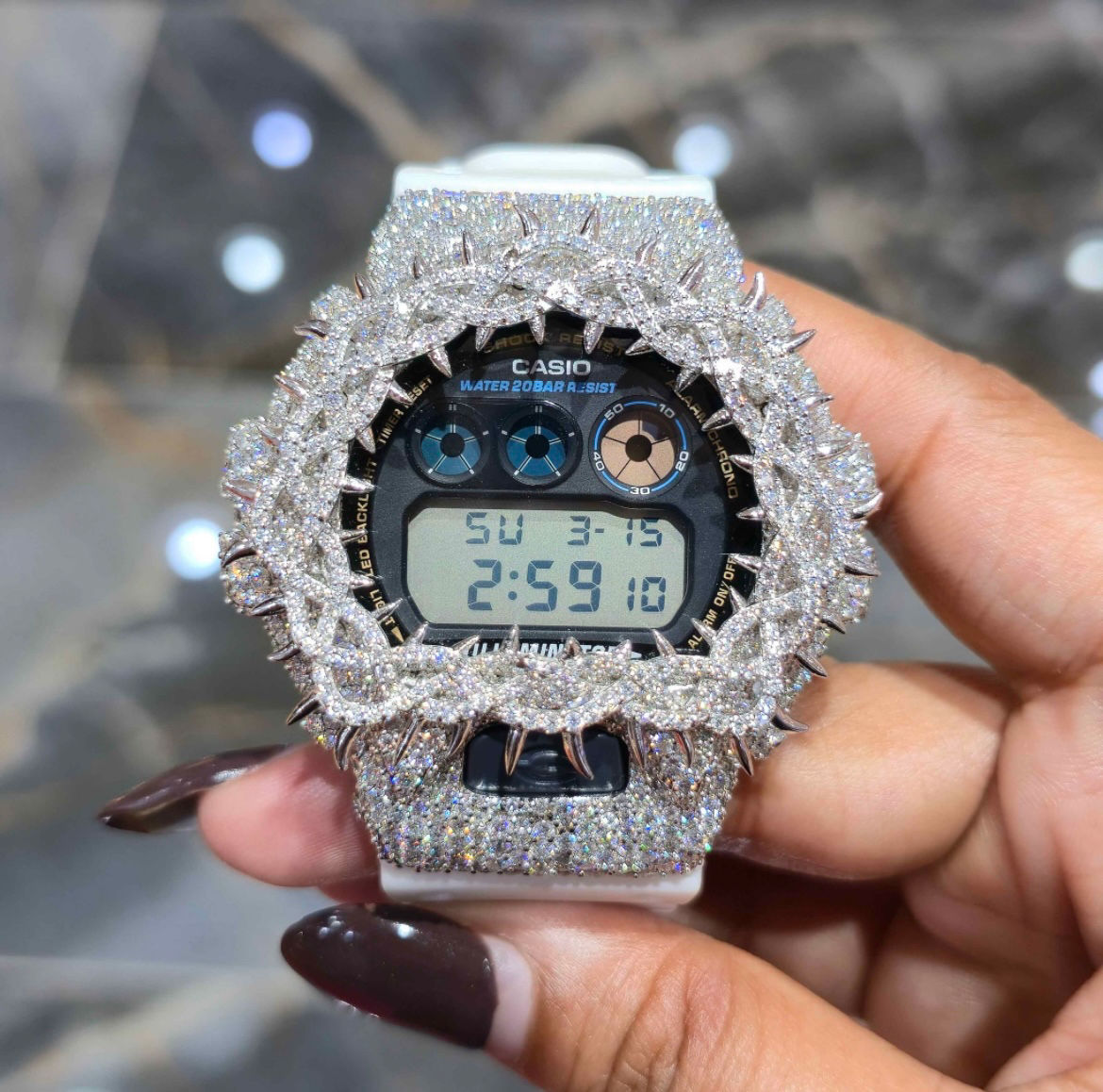 VVS1 Mossainaite Watch