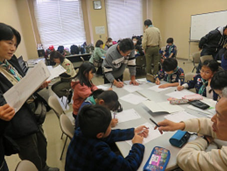 クリスマス集会準備の組集会