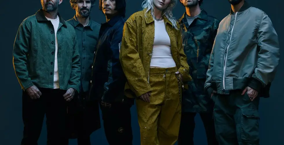 The band Linkin Park with their new singer Emily Armstrong