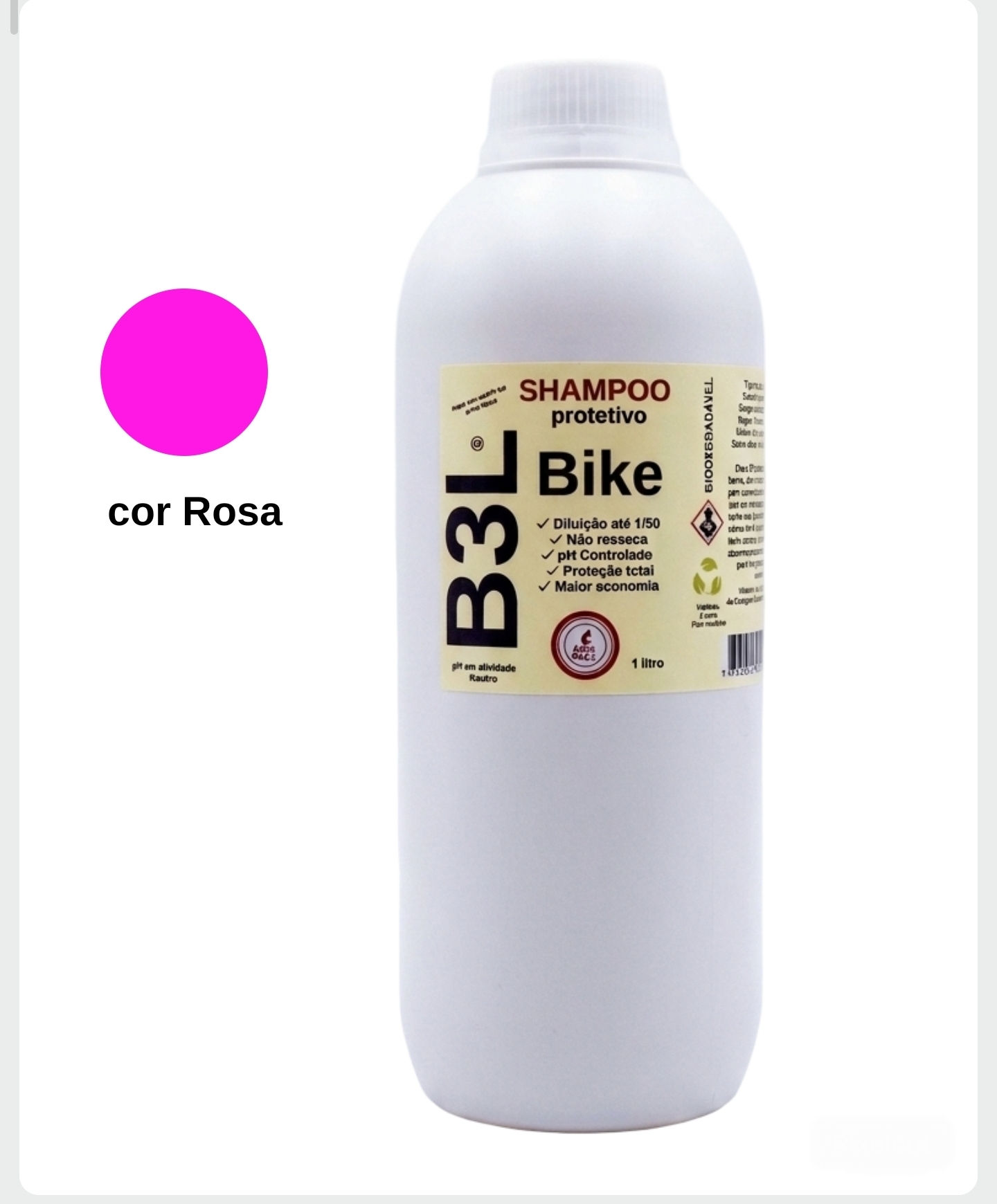 Shampoo Protetivo para Bikes 1 litro