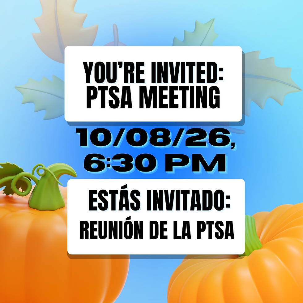 October PTSA Meeting