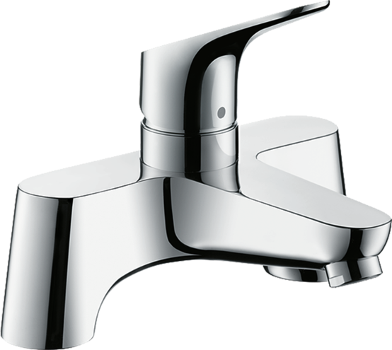 hansgrohe Focus 2-hole rim mounted bath mixer