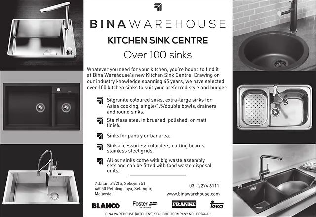 Bina Warehouse Sinks