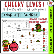 Christmas UFLI Foundations Phonics Game