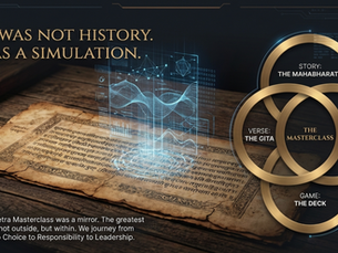 The Masterclass Journey: Kurukshetra, Bhagavad Gita & Deck Building