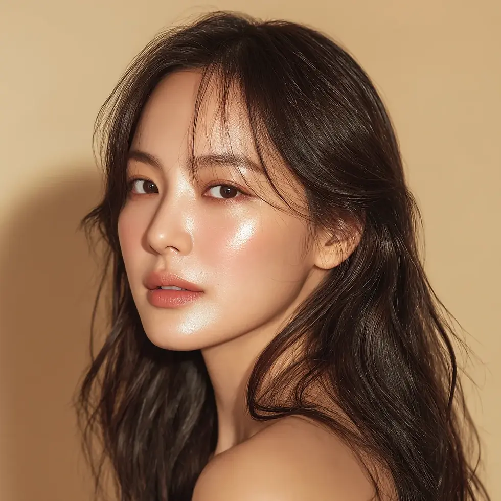 Woman in her 40s with rejuvenated, glowing skin