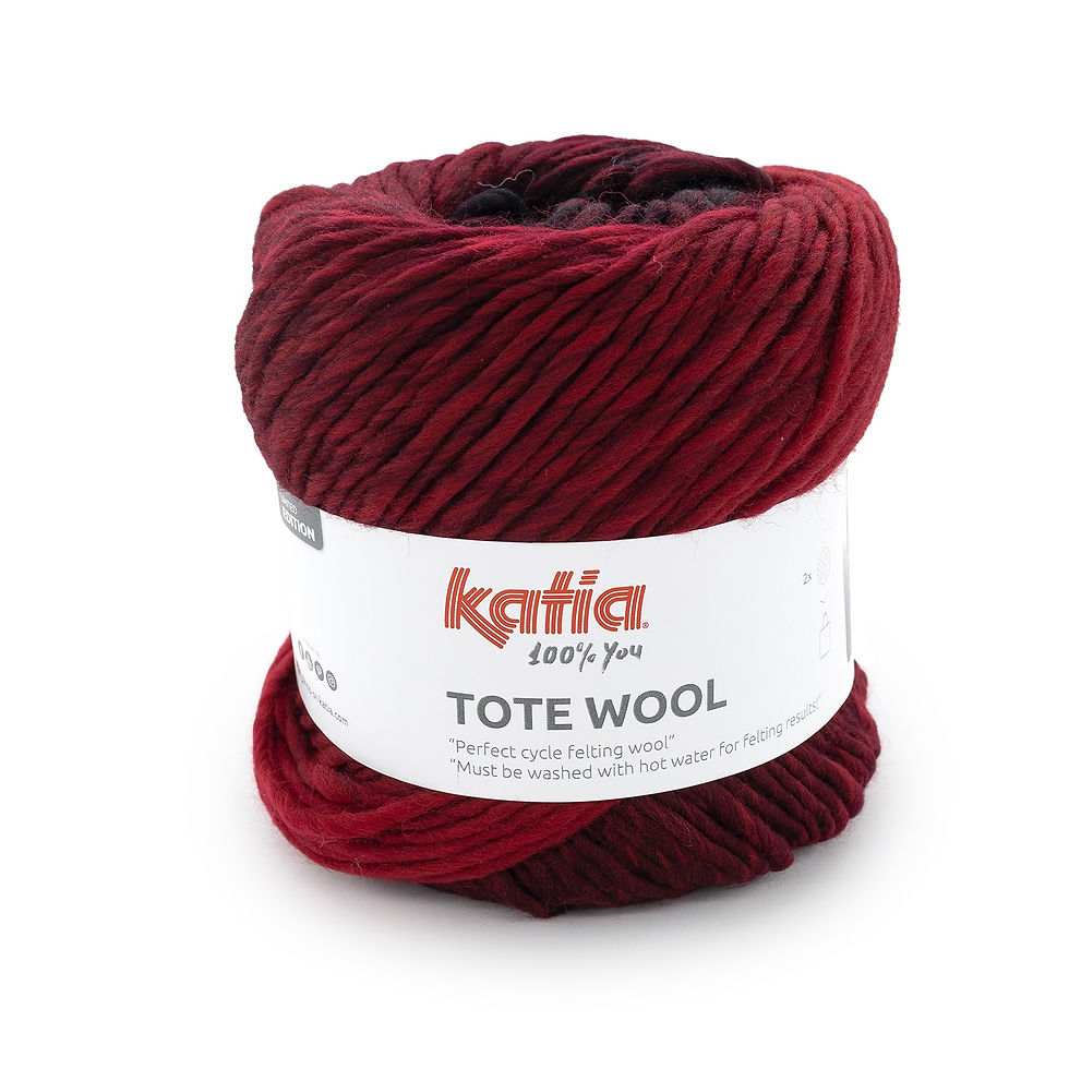 Thumbnail: ToteWool tas breien om te vilten