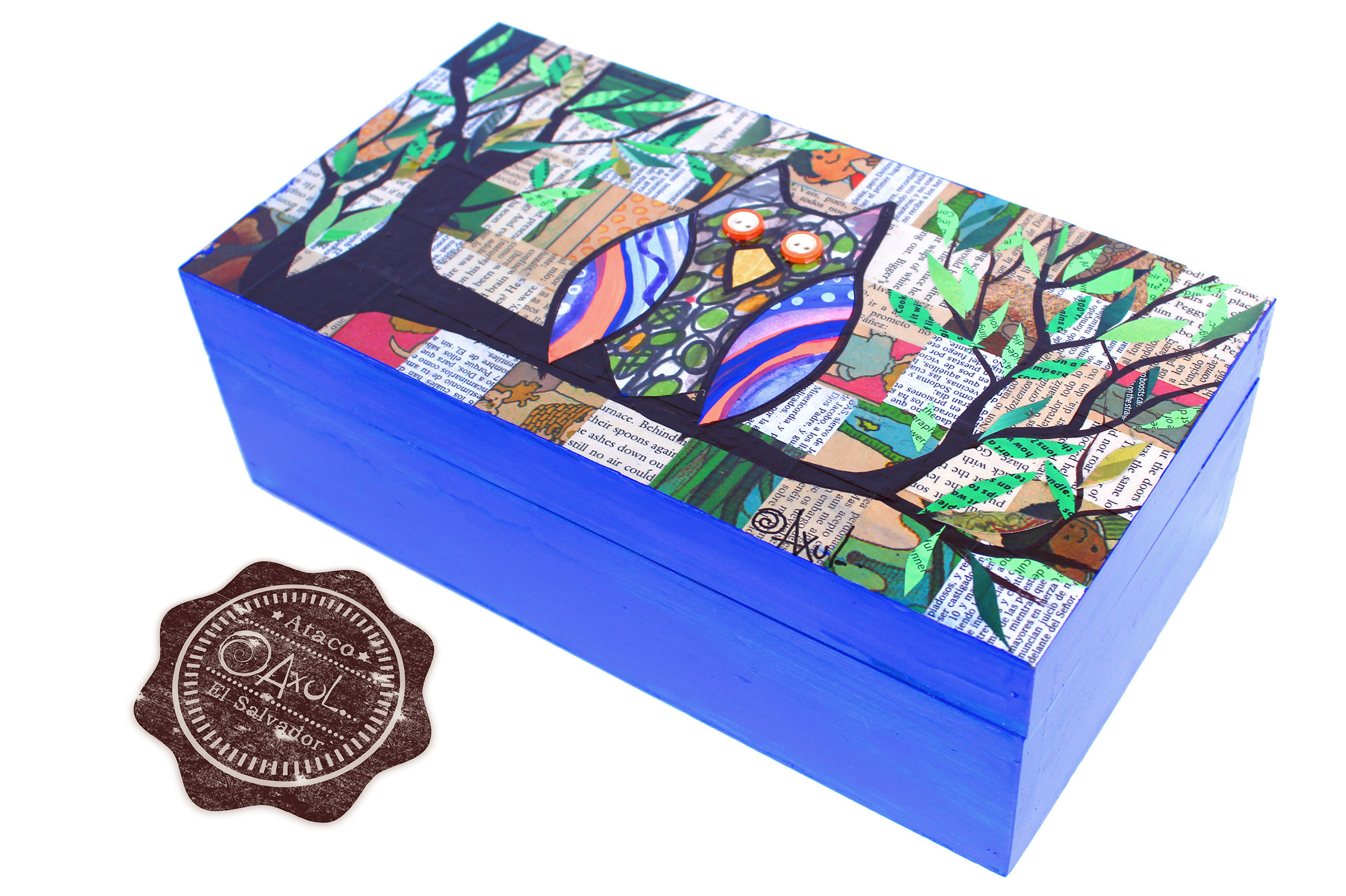 Cofre grande de madera