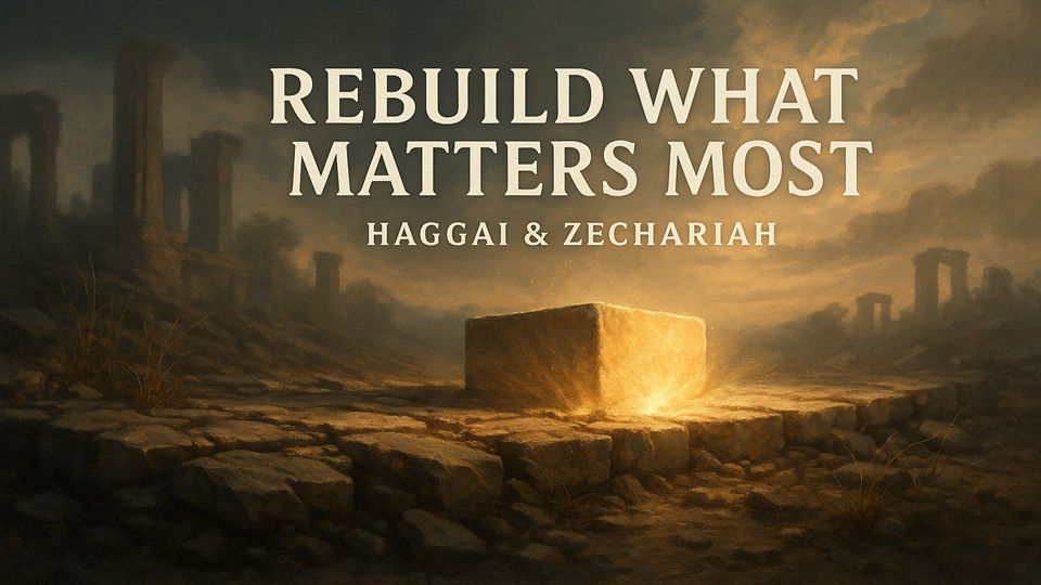 Rebuild What Matters Most: When God Starts Over, He Starts with the Heart.