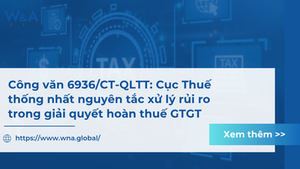 Công văn 6936/CT-QLTT: Cục Thuế thống nhất nguyên tắc xử lý rủi ro trong giải quyết hoàn thuế GTGT