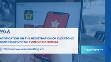 NOTIFICATION ON THE REGISTRATION OF ELECTRONIC IDENTIFICATION FOR FOREIGN NATIONALS