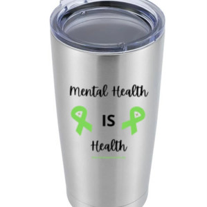"Mental Health is Health" Tumbler - $45